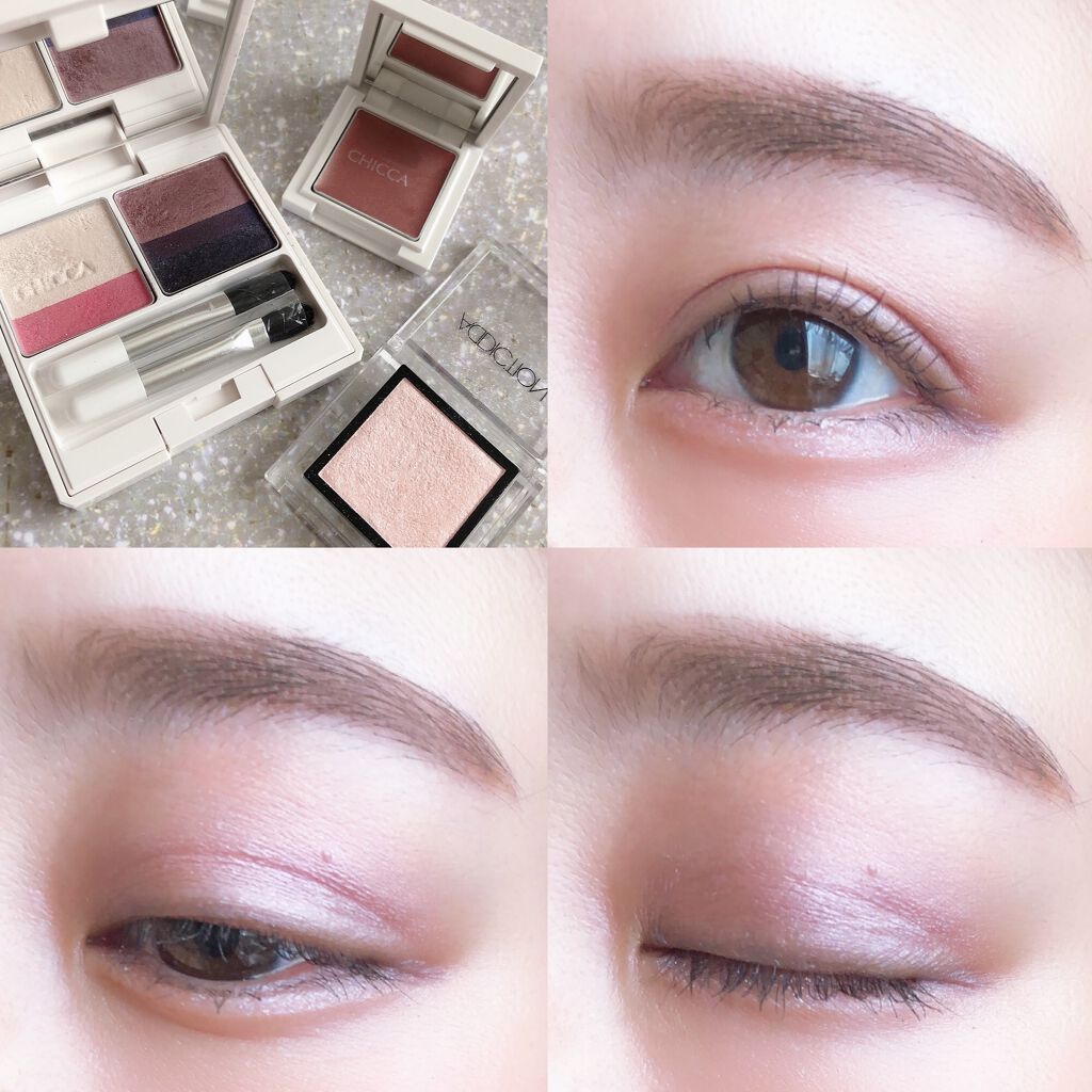 リッドフラッシュ 03 ローズムード/CHICCA/アイシャドウパレットを使ったクチコミ（2枚目）