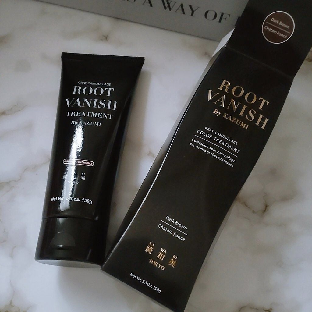 ROOT VANISH 白髪染めカラーシャンプー/ トリートメント/綺和美/市販シャンプーを使ったクチコミ(1枚目)