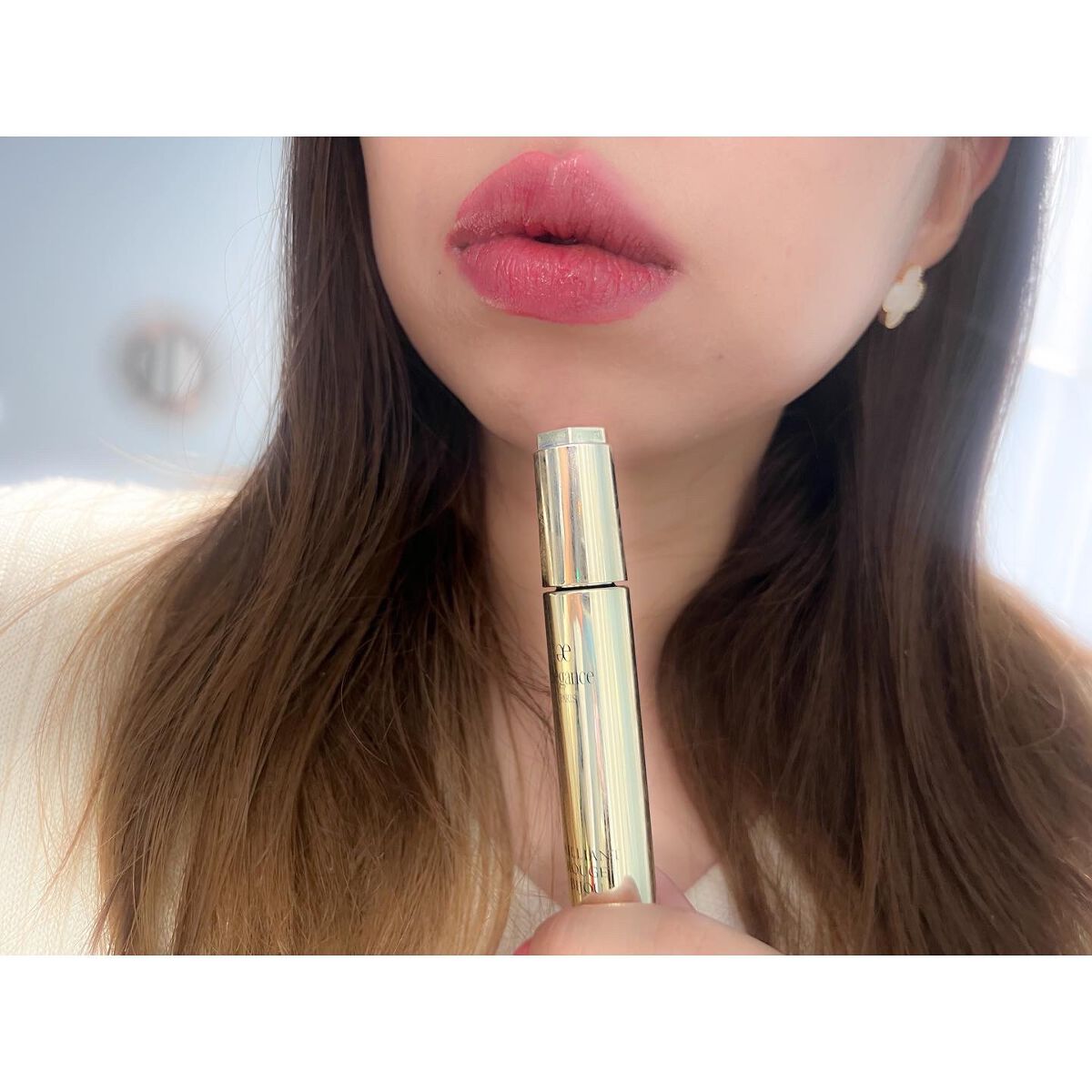 エレガンス ブリリアント ルージュ ビジュー/Elégance/リップグロスを使ったクチコミ（2枚目）