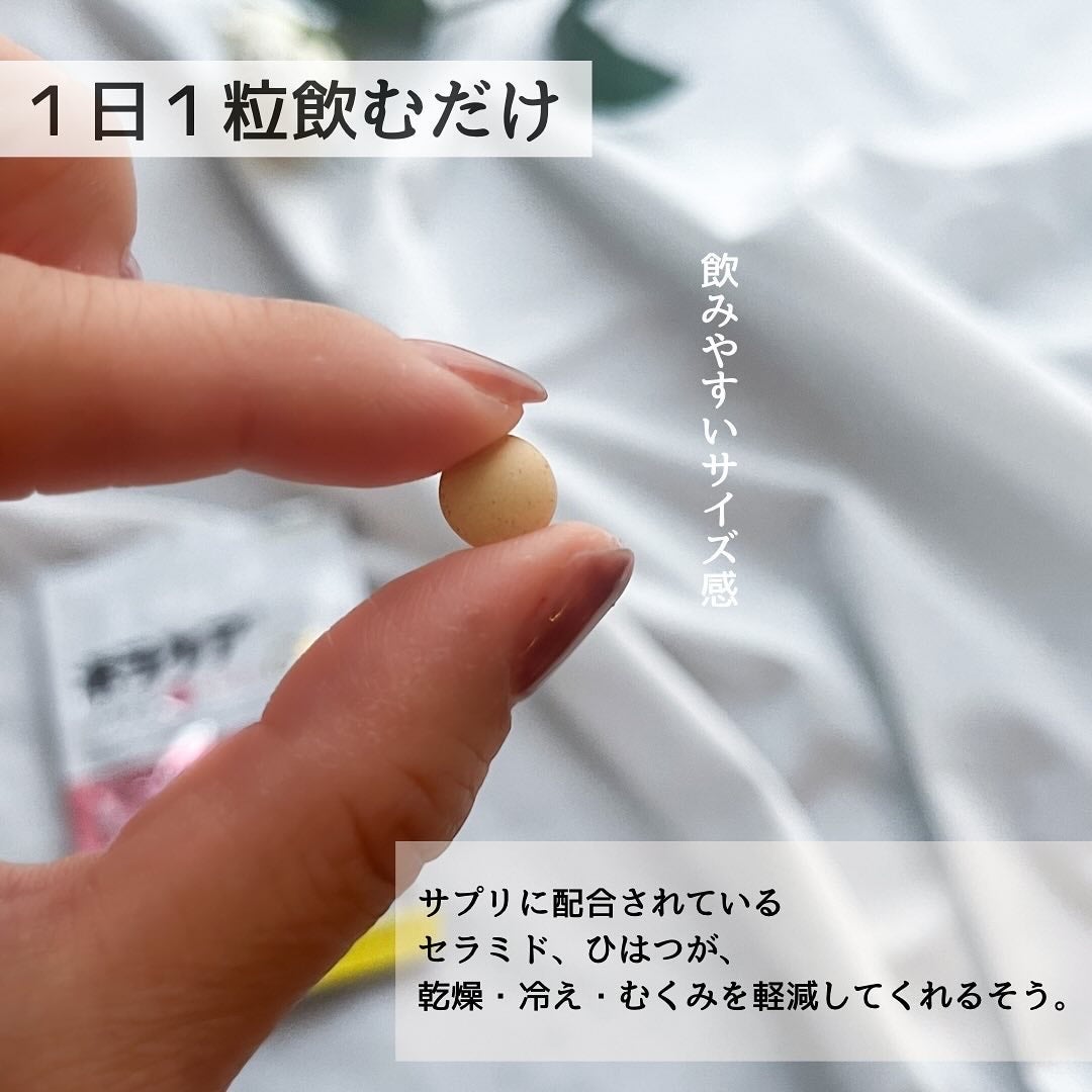 ボラケア バランス with セラミド ヒハツα/天藤製薬/健康サプリメントを使ったクチコミ(4枚目)