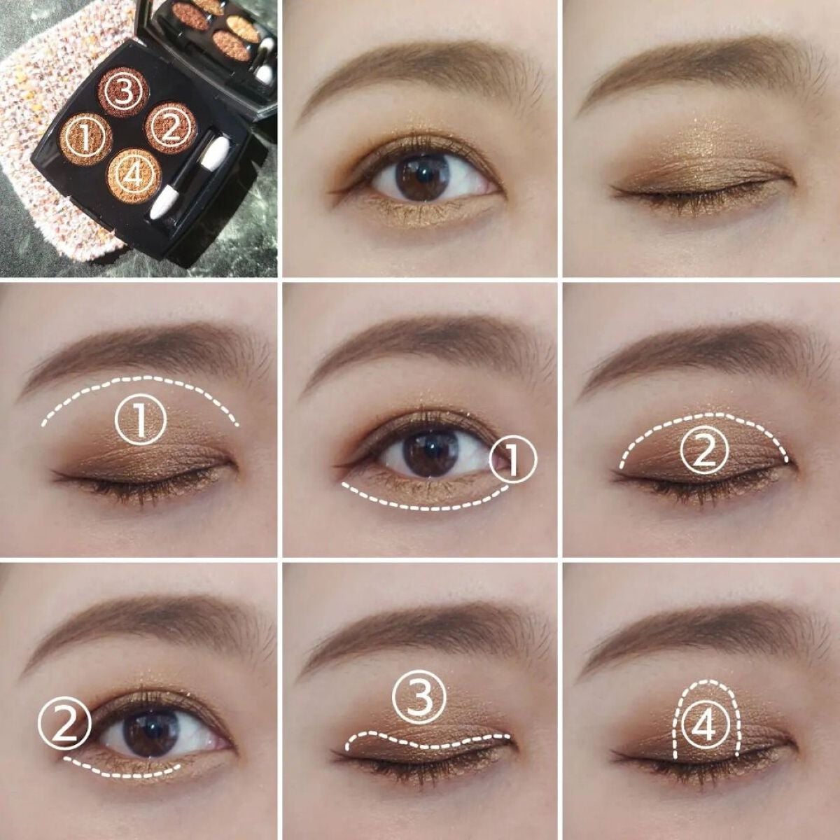 レ キャトル オンブル ツイード/CHANEL/アイシャドウパレットを使ったクチコミ(4枚目)