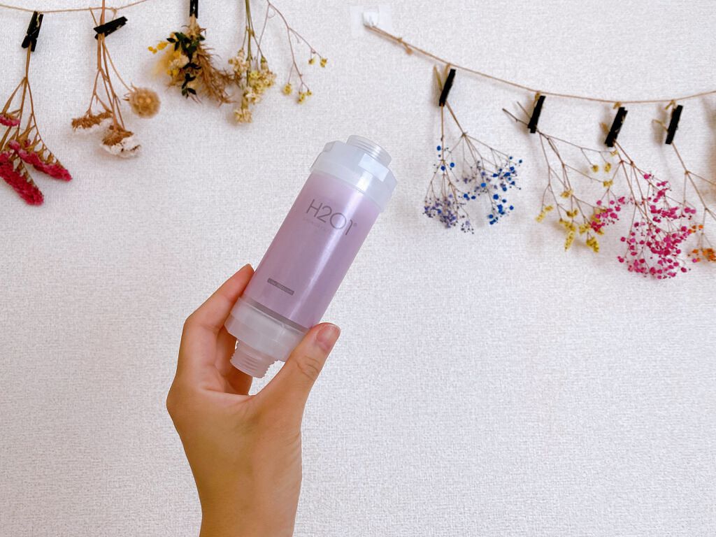 ビタミンシャワーフィルター　ライラックブロッサム/H2O1/その他を使ったクチコミ（3枚目）