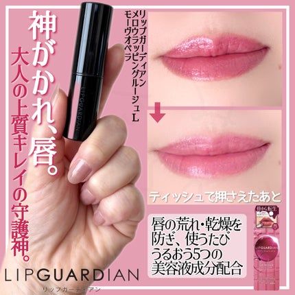 メロウラッピングルージュ/LIPGUARDIAN/口紅を使ったクチコミ(4枚目)