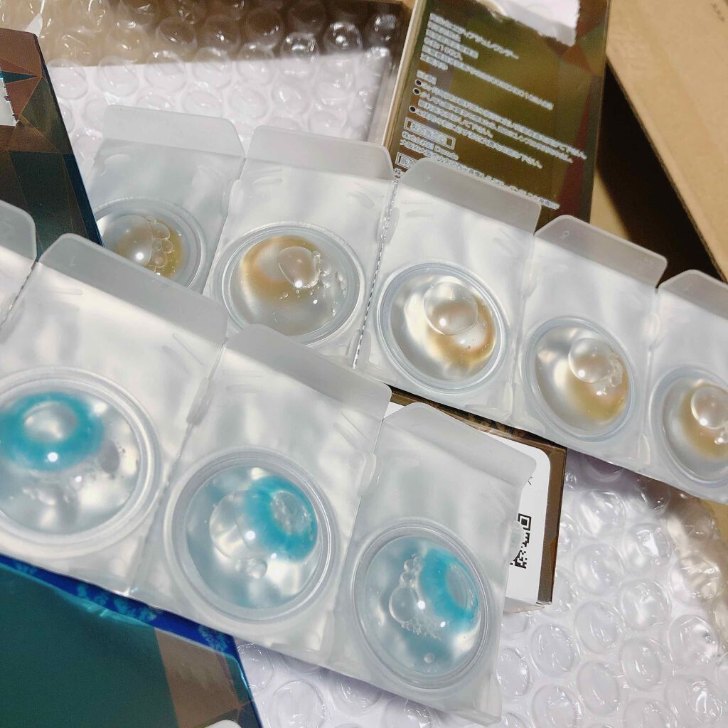 エティア ジュレワンデー シャンパンジュレ/Etia./ワンデー（１DAY）カラコンを使ったクチコミ（1枚目）