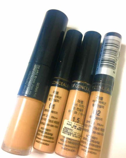 カバーパーフェクション アイディールコンシーラー デュオ/the SAEM/スティックコンシーラーを使ったクチコミ(1枚目)