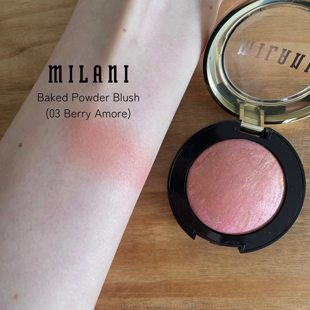 BAKED POWDER BLUSH/Milani Cosmetics/パウダーチークを使ったクチコミ(1枚目)