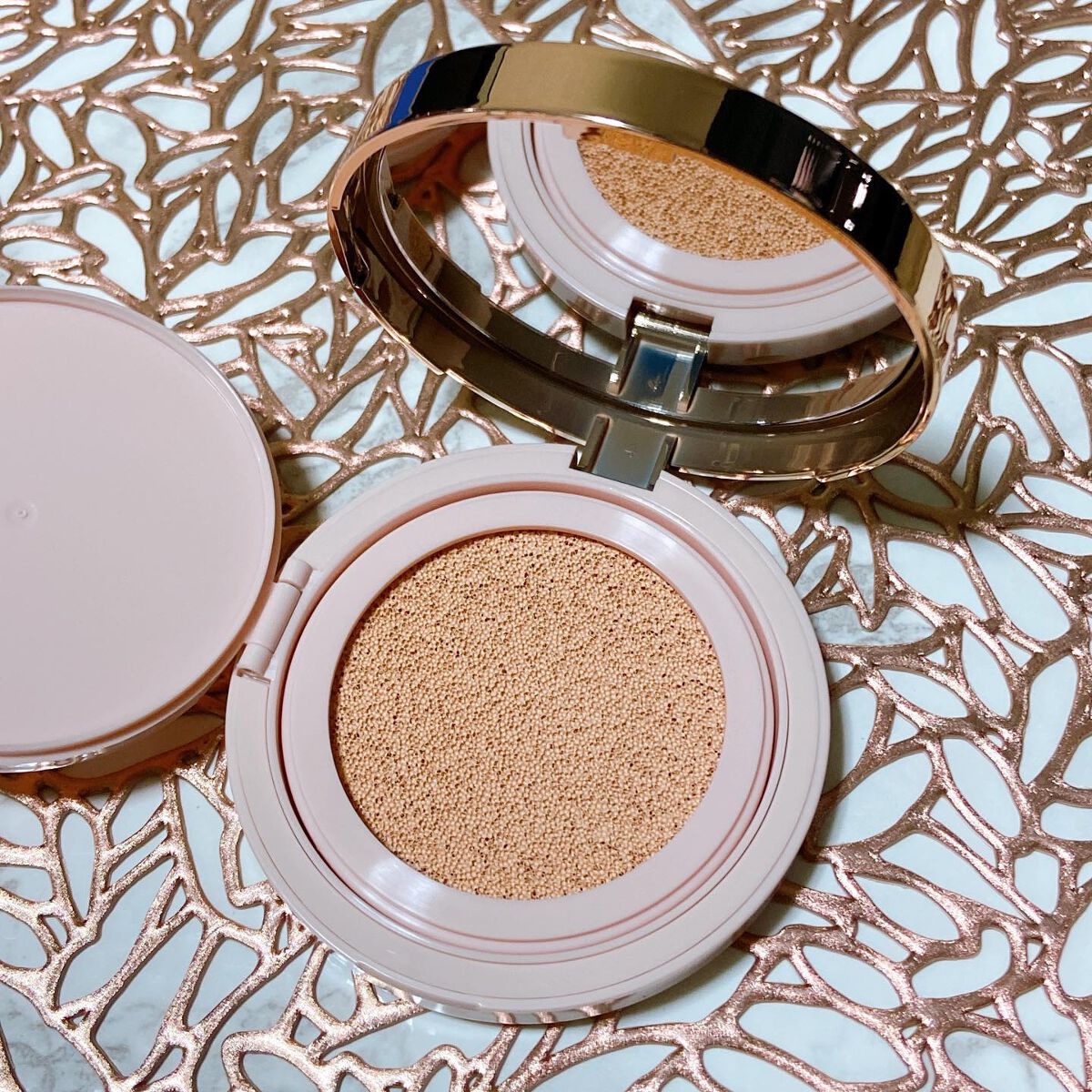 密着カバークッション/GIVERNY/クッションファンデーションを使ったクチコミ(1枚目)