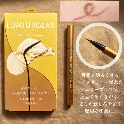 スキルレスライナー/LUMIURGLAS/リキッドアイライナーを使ったクチコミ(3枚目)