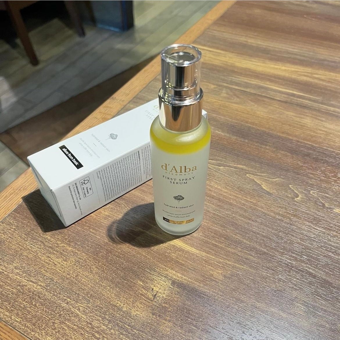 ダルバ ホワイトトリュフファーストスプレーセラム/ダルバ/ミスト状化粧水を使ったクチコミ(2枚目)