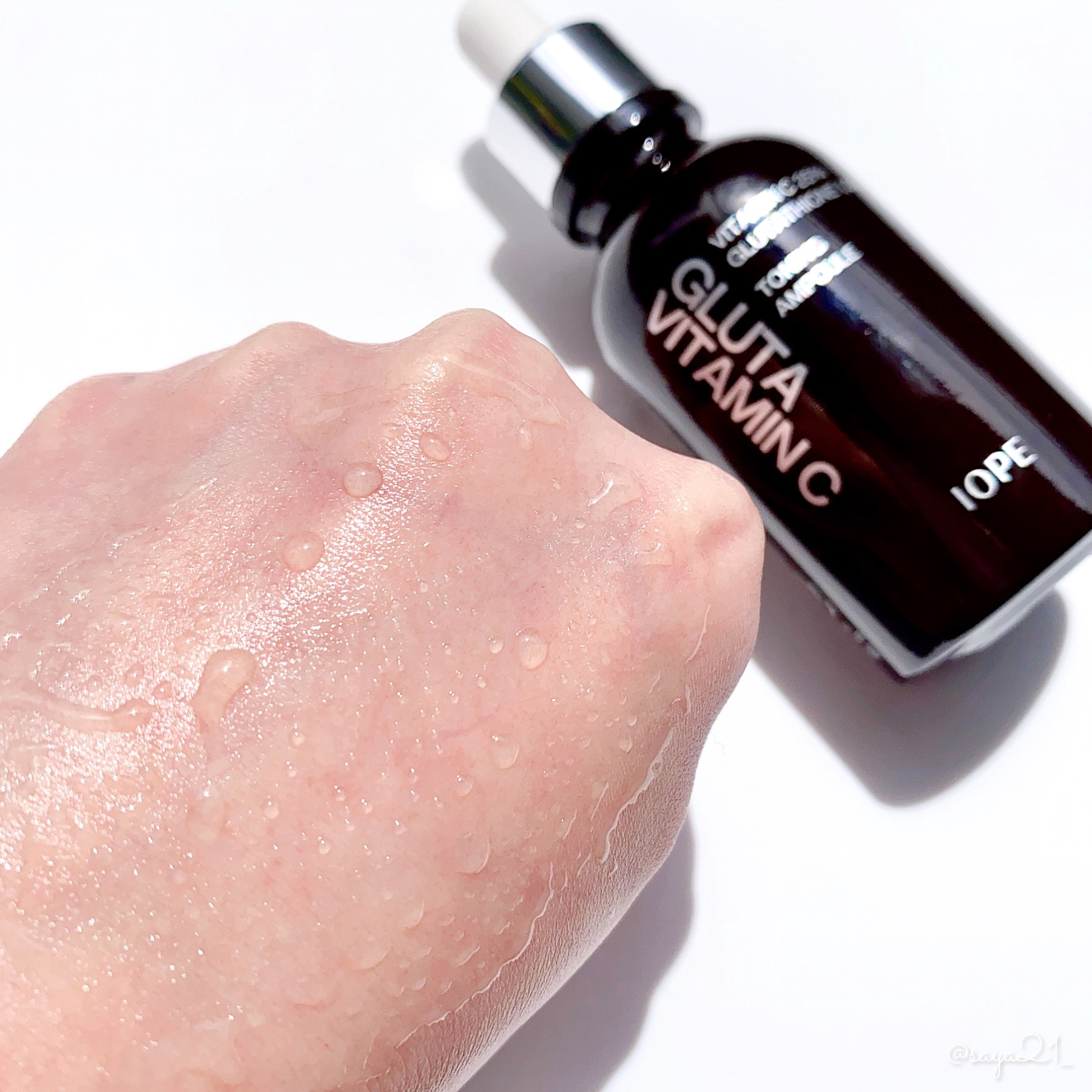 グルタ ビタミンC トーニング アンプル/IOPE/美容液を使ったクチコミ（3枚目）