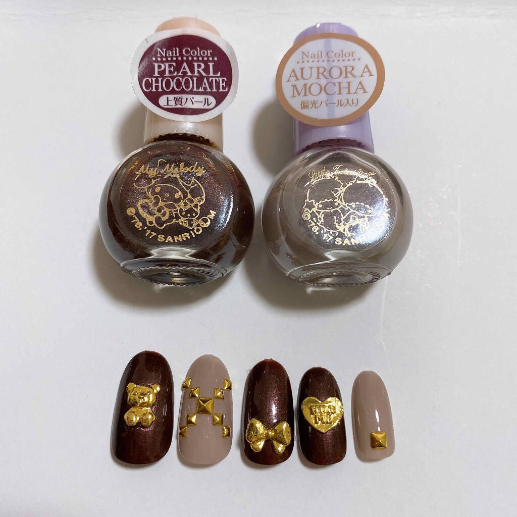 サンリオネイル/DAISO/マニキュアを使ったクチコミ(2枚目)