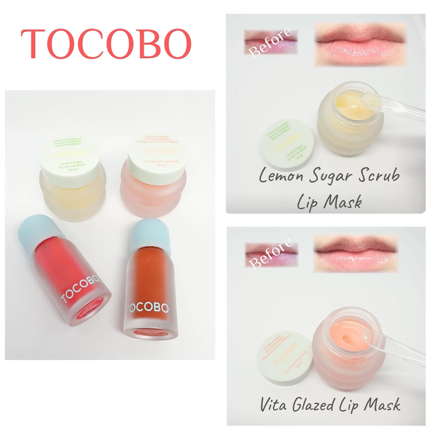 ビタグレーズドリップマスク/TOCOBO/リップマスクを使ったクチコミ（2枚目）