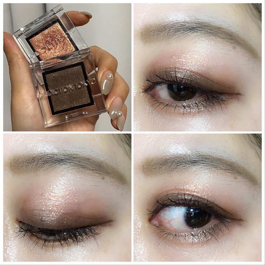 アディクション ザ アイシャドウ スパークル/ADDICTION/単色アイシャドウを使ったクチコミ(4枚目)