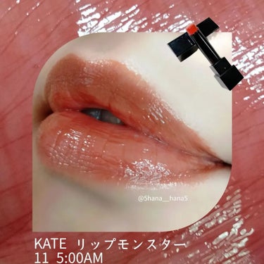 リップモンスター 11 5:00AM (web限定色)/KATE/口紅を使ったクチコミ（1枚目）