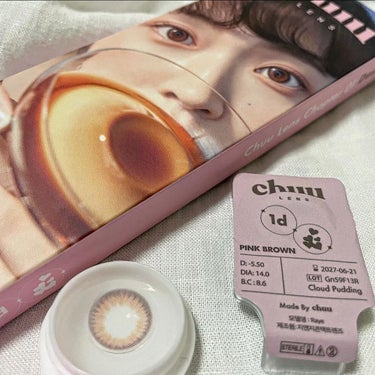 cloud pudding pink brown/chuu LENS/カラーコンタクトレンズを使ったクチコミ（3枚目）