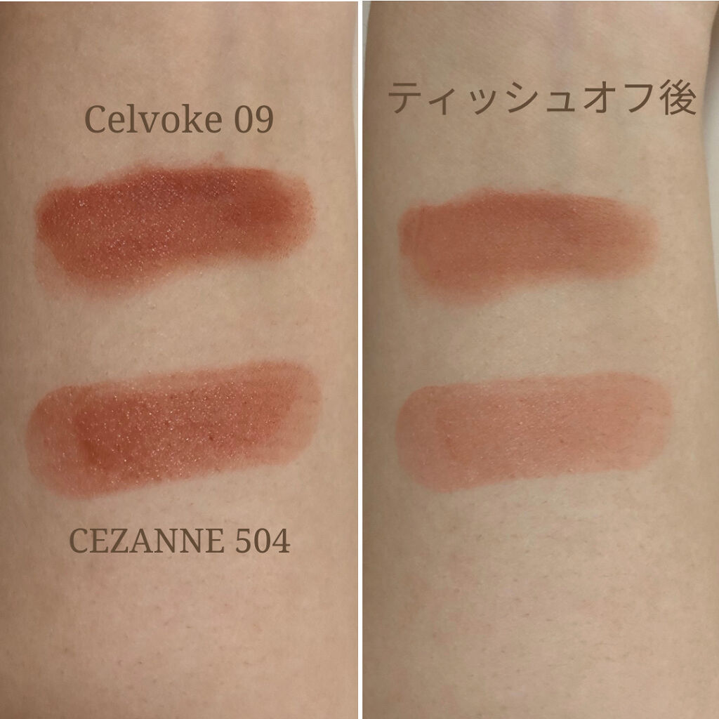 ラスティング リップカラーN/CEZANNE/口紅を使ったクチコミ（2枚目）