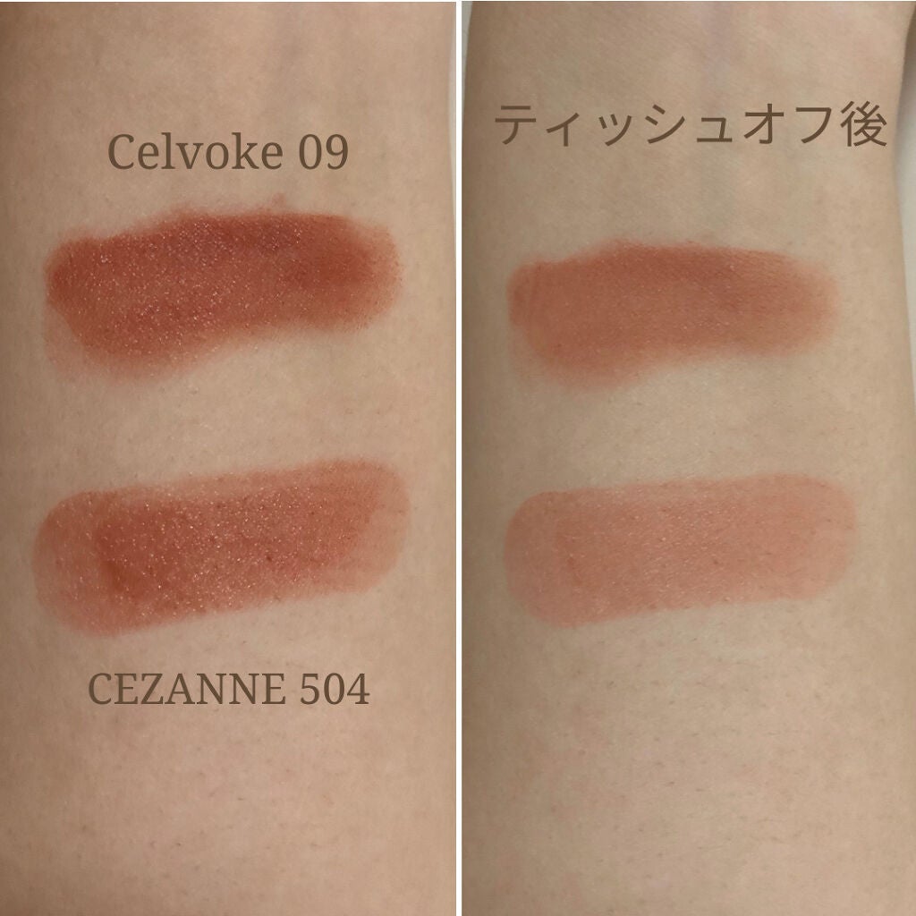 ラスティング リップカラーN/CEZANNE/口紅を使ったクチコミ(2枚目)