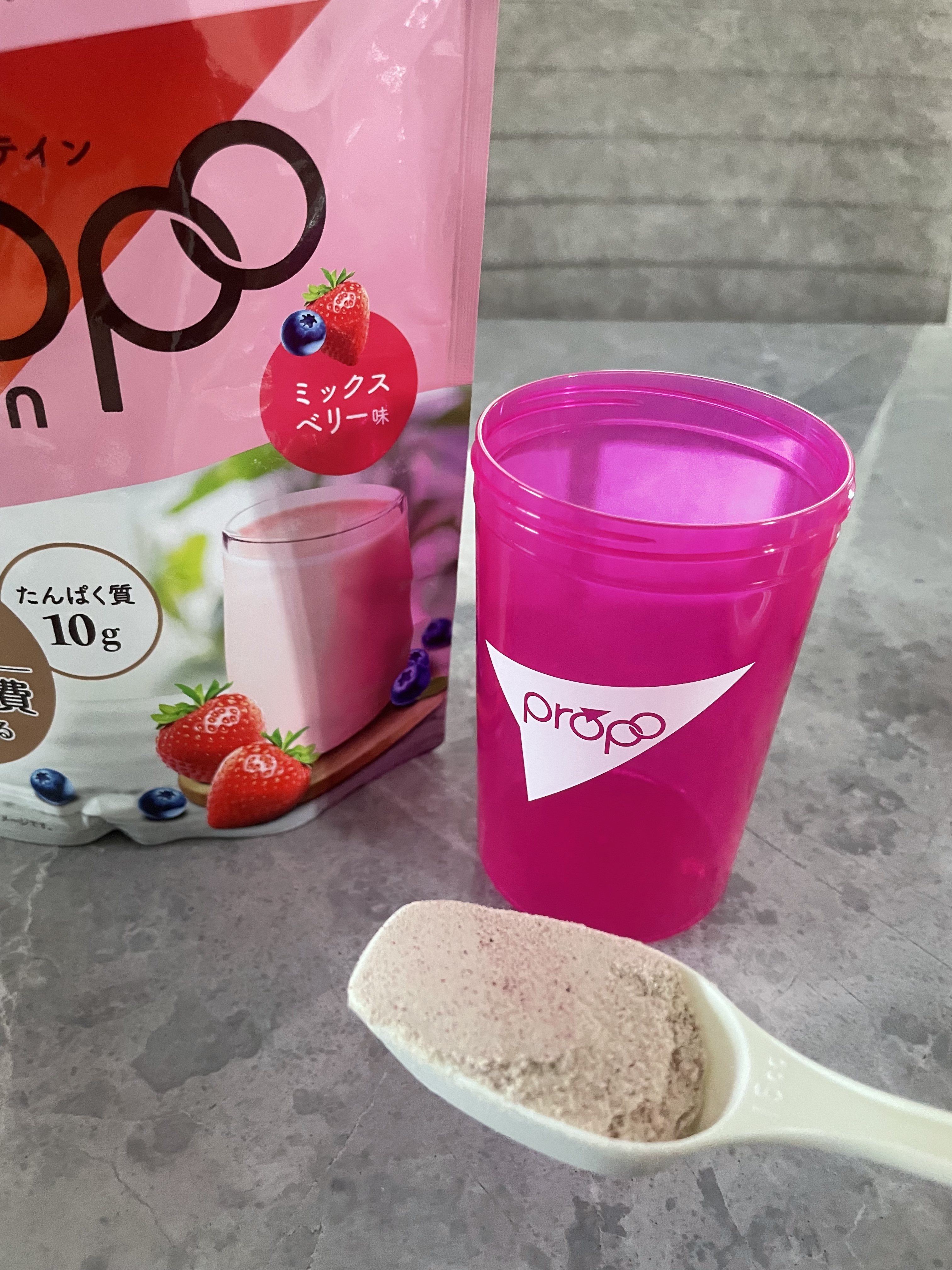 プロポ プロテイン(カフェオレ味)/ロート製薬/その他プロテインを使ったクチコミ（3枚目）