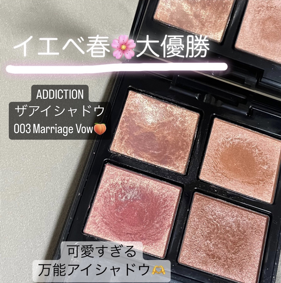 アディクション　ザ アイシャドウ パレット/ADDICTION/アイシャドウパレットを使ったクチコミ（1枚目）