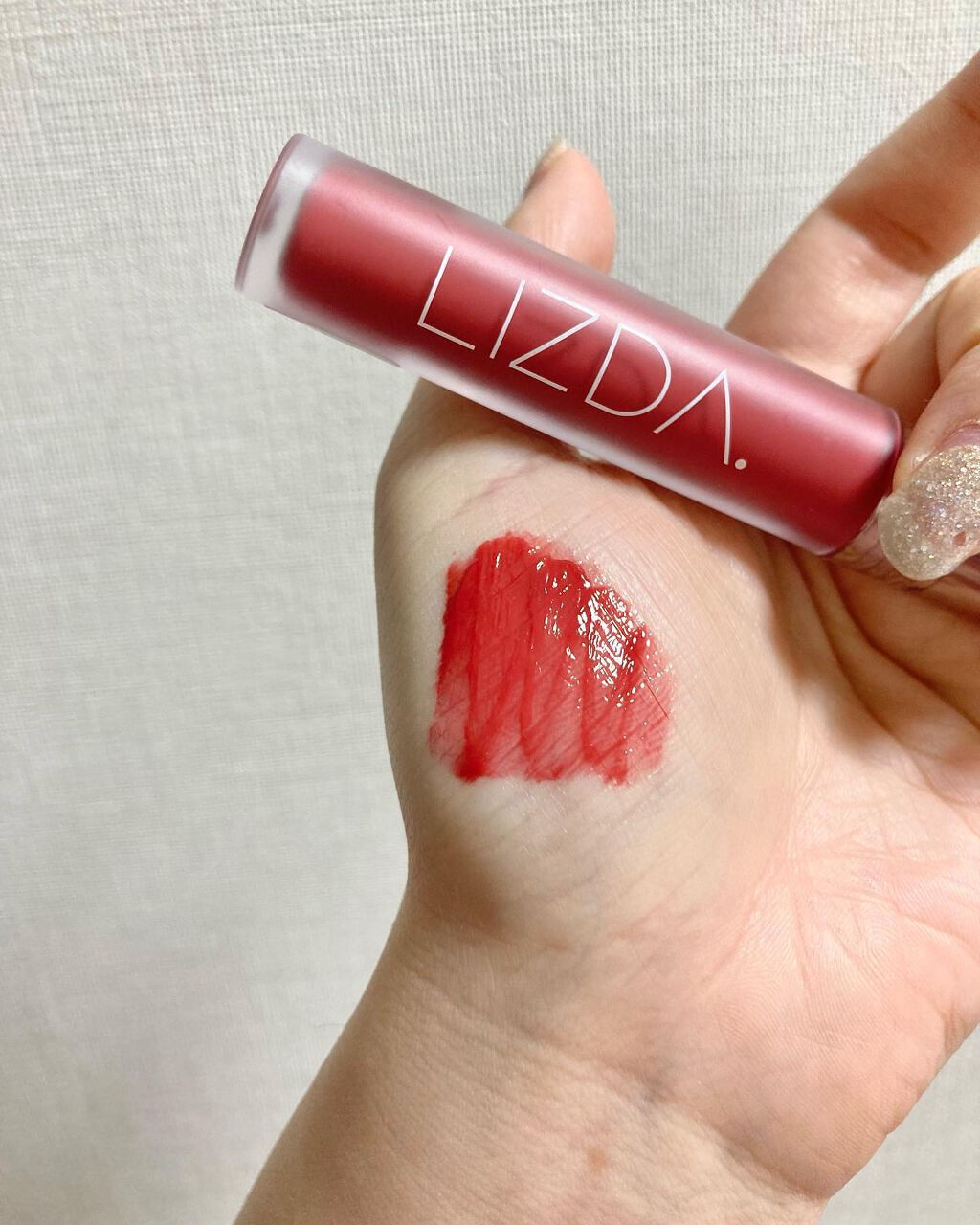 グロウフィットウォーターティント/LIZDA/リップティントを使ったクチコミ（3枚目）