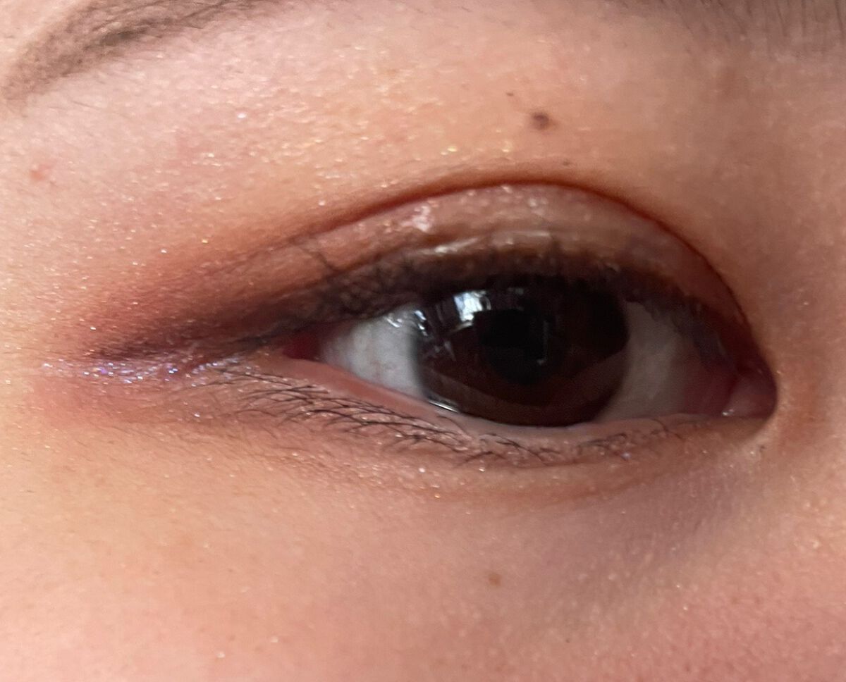 ブラウンアイライナー細芯/CEZANNE/リキッドアイライナーを使ったクチコミ（1枚目）