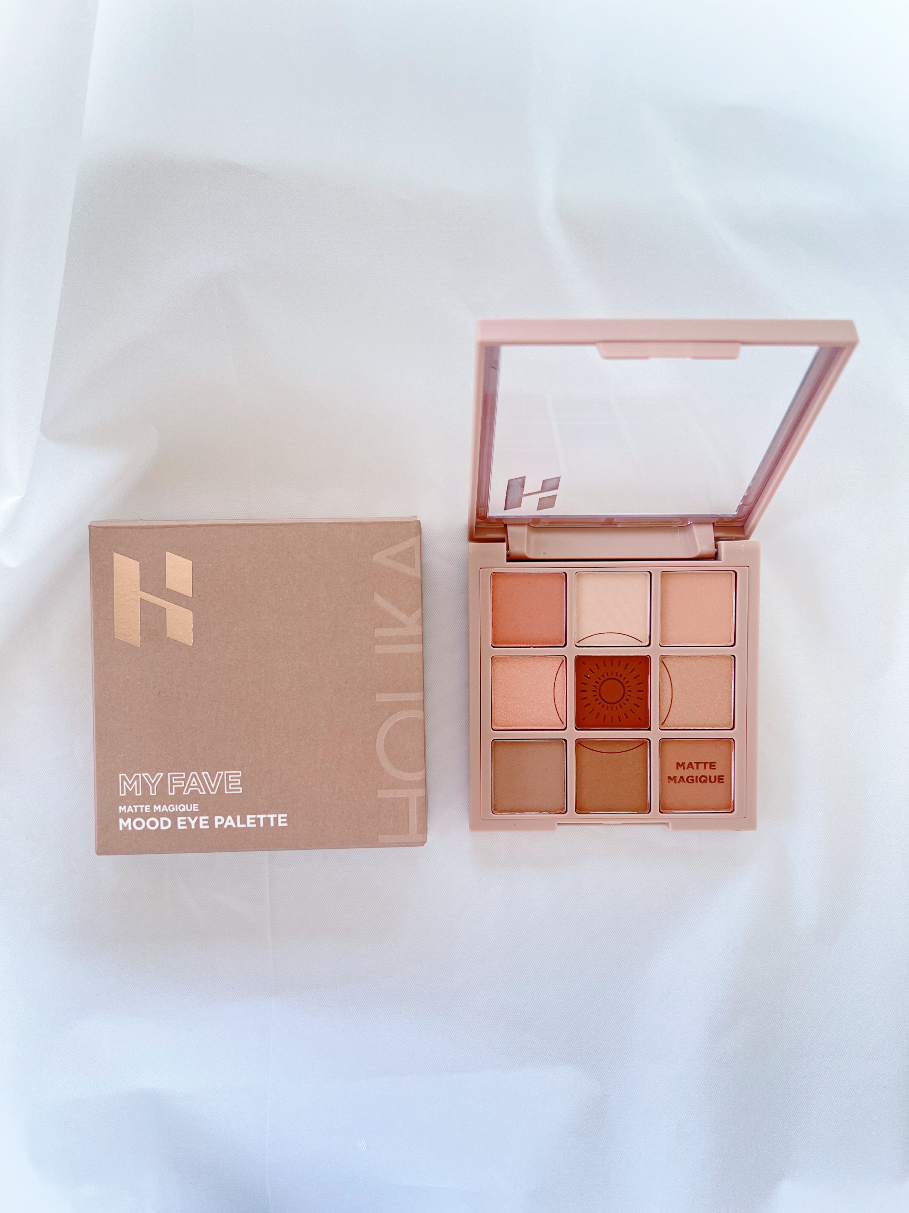 マイフェイブムードアイパレット 9カラー 01 デイジー(DAIZY)/HOLIKA HOLIKA/アイシャドウパレットを使ったクチコミ（2枚目）