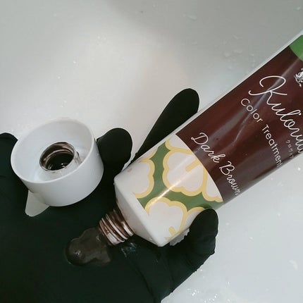 クロヴィア カラートリートメント ダークブラウン/ルルシア/洗い流すヘアトリートメントの画像