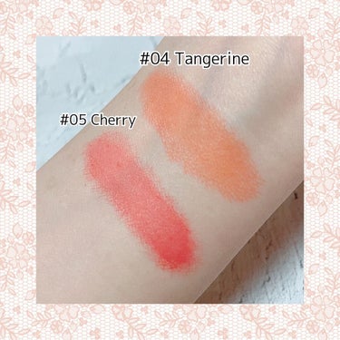 Vit C ウォーターティント 04 Tangerine/CathyDoll/口紅を使ったクチコミ（3枚目）