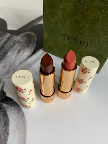 グッチ ルージュ ア レーヴル ヴォワル 110 Marguerite Jade/GUCCI/口紅を使ったクチコミ（1枚目）