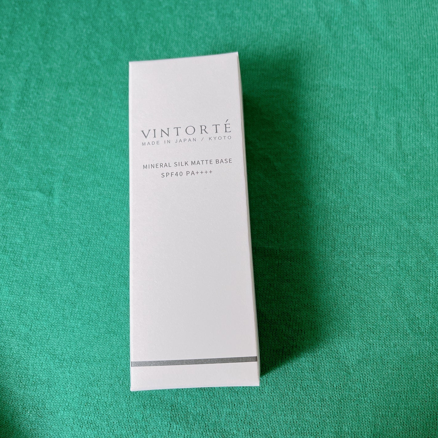 ミネラルシルクマットベース/ヴァントルテ/化粧下地を使ったクチコミ(1枚目)