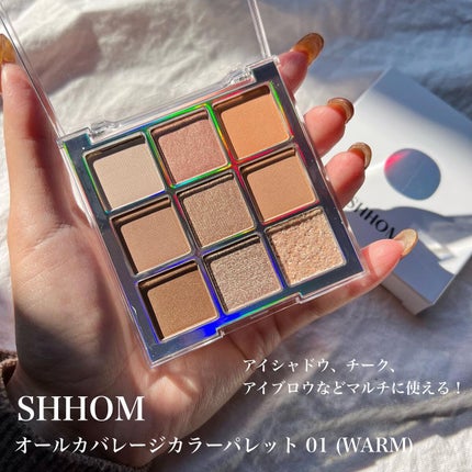 オールカバレージカラーパレット/SHHOM/アイシャドウパレットを使ったクチコミ(2枚目)
