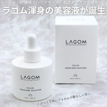 LAGOM  ラゴム アクアレンソリューションのクチコミ「ハリツヤあるうるおいを。✨


朝用ジェル洗顔でお馴染みLAGOM(ラゴム)から
ブランド初の.....」（2枚目）