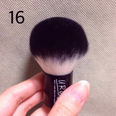 UR GLAM　DUO EYESHADOW BRUSH B（デュオアイシャドウブラシB）/U R GLAM/メイクブラシを使ったクチコミ（2枚目）