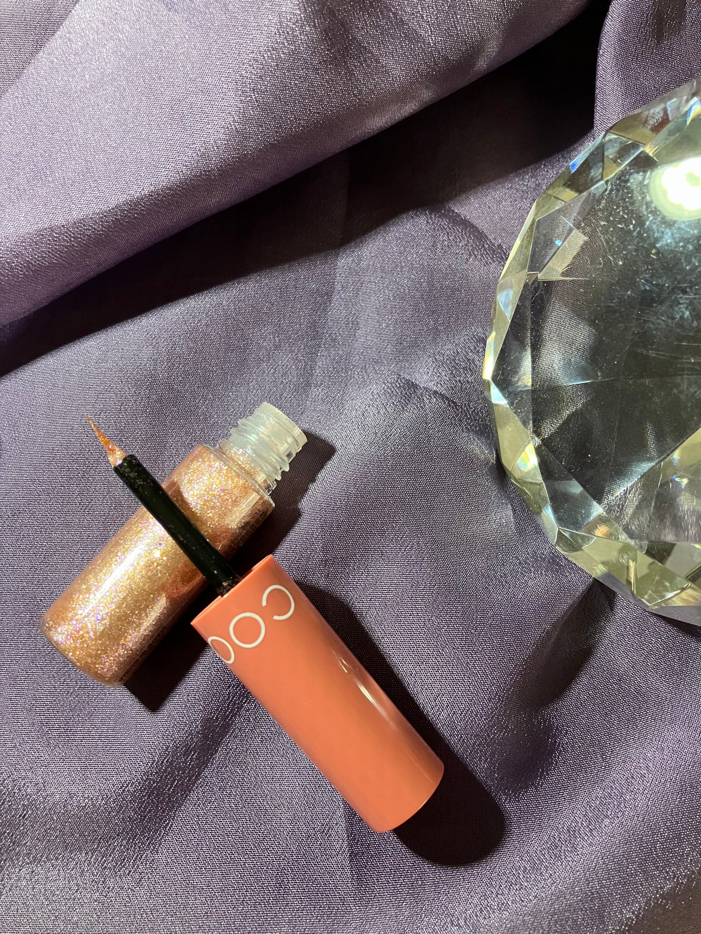 グリッターライナー/coou/グリッターを使ったクチコミ(4枚目)