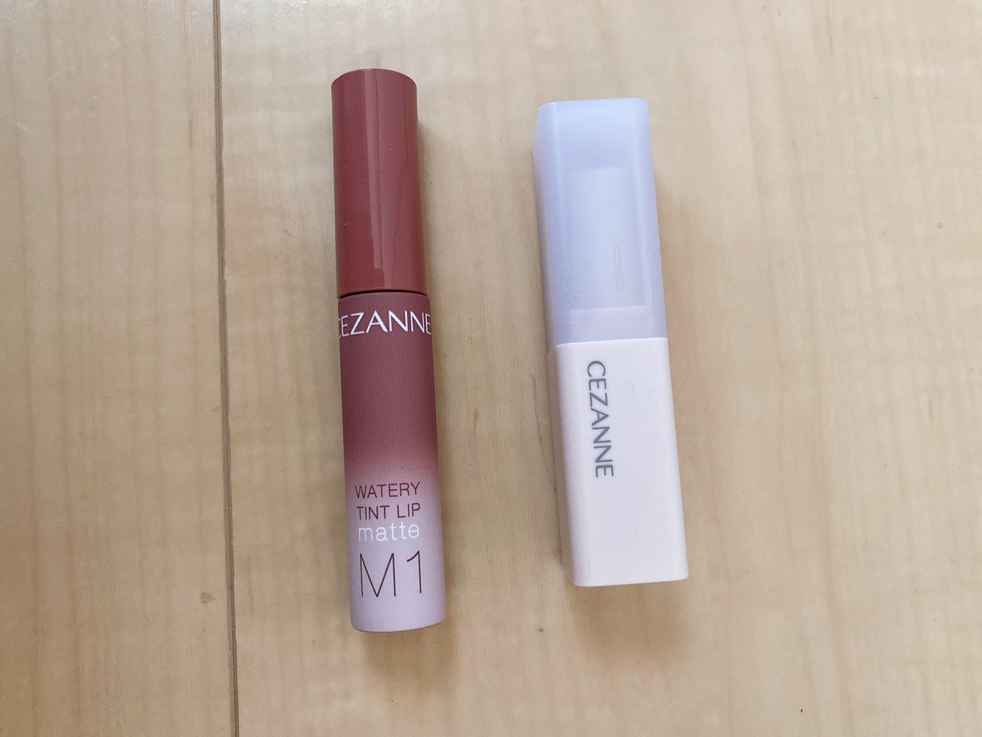 ウォータリーティントリップ マット/CEZANNE/リップティントを使ったクチコミ(2枚目)