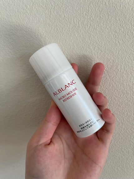 マイクロムース リフレッシャー/ALBLANC/泡洗顔を使ったクチコミ(1枚目)