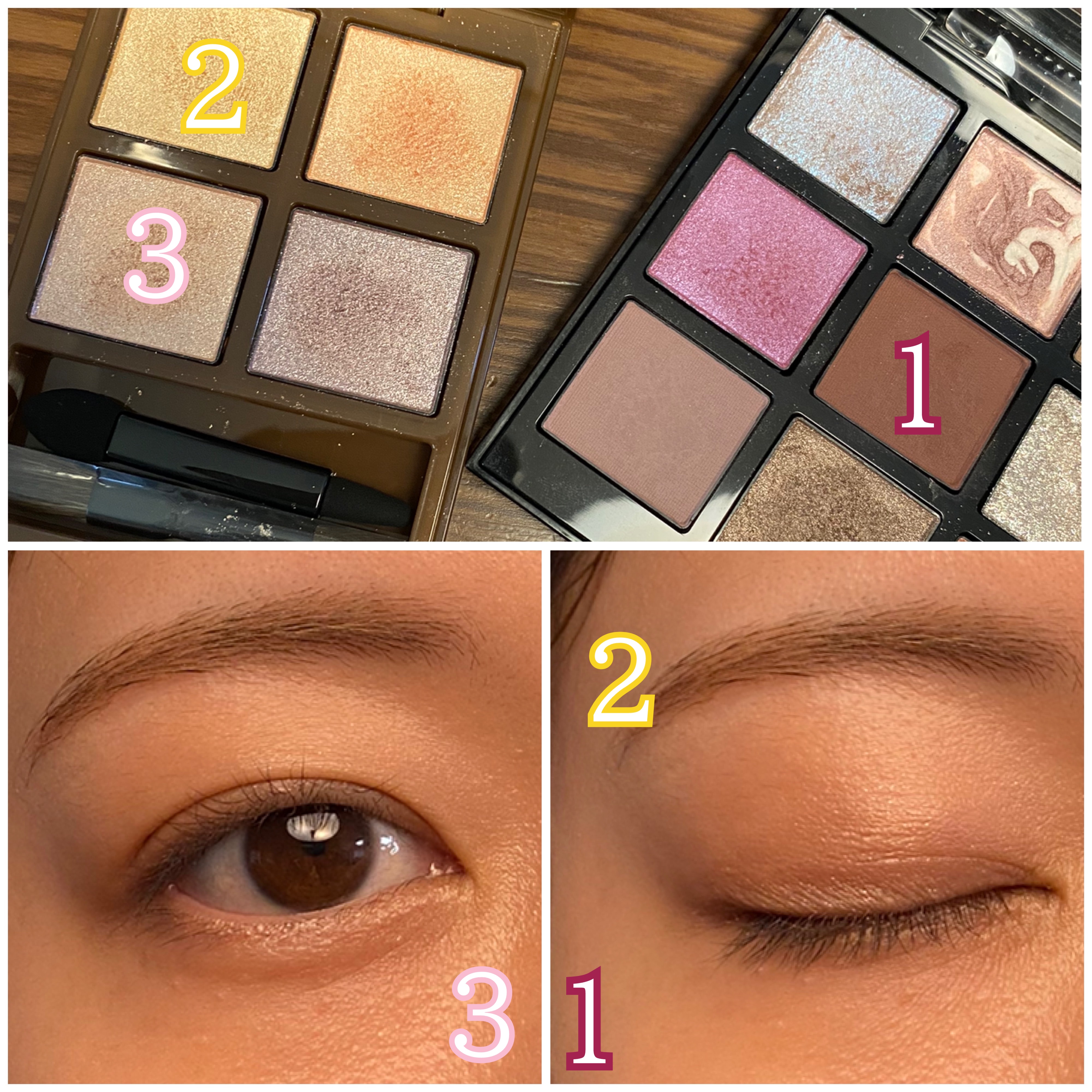 アディクション ホリデーアディクション アイシャドウ パレット + “スルー ザ グラス” 101  Tinted Glass/ADDICTION/アイシャドウパレットを使ったクチコミ（2枚目）