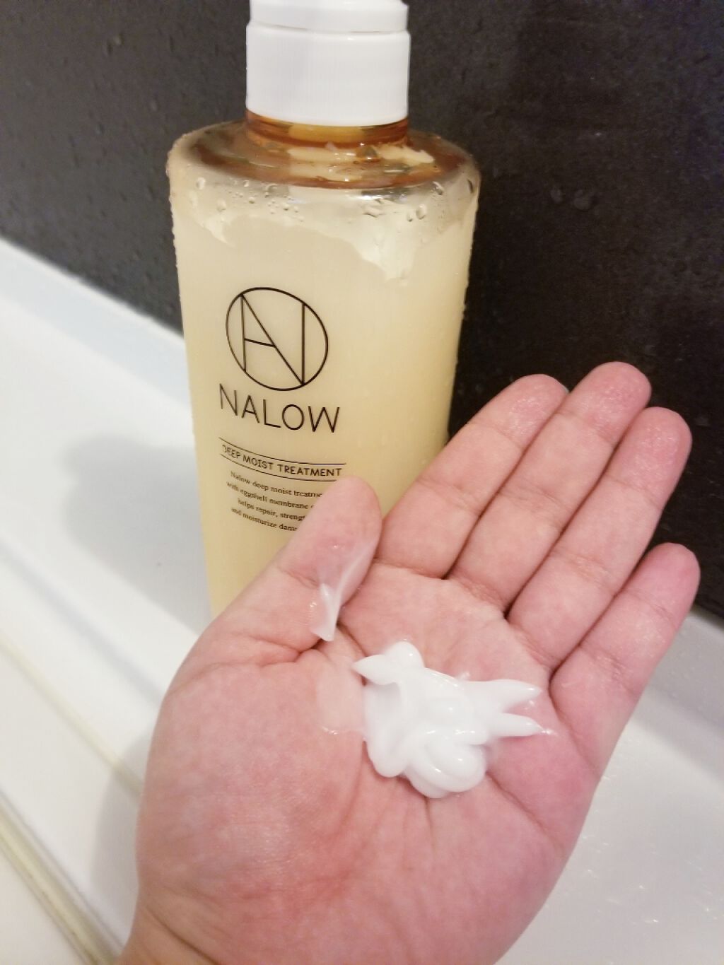 まきろい on LIPS 「NALOWナロウディープモイストシャンプー 内容量490ml ..」(4枚目)