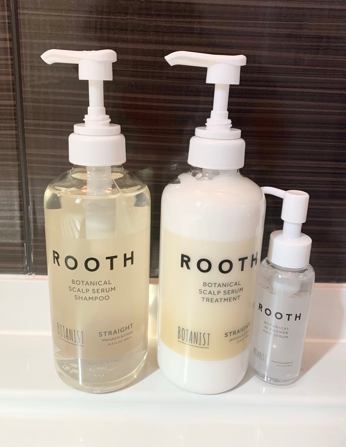 ルース ボタニカルスカルプセラム シャンプー・トリートメント(ストレート)/BOTANIST/市販シャンプーを使ったクチコミ(1枚目)