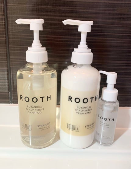 ルース ボタニカルスカルプセラム シャンプー・トリートメント(ストレート)/BOTANIST/市販シャンプーを使ったクチコミ(1枚目)