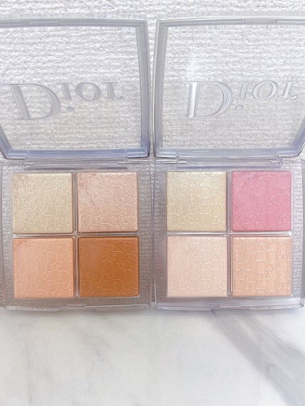 ディオール バックステージ フェイス グロウ パレット/Dior/ハイライトを使ったクチコミ(3枚目)