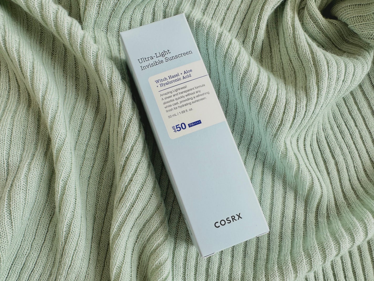 ウルトラライト透明UVクリーム/COSRX/日焼け止めクリームを使ったクチコミ(1枚目)