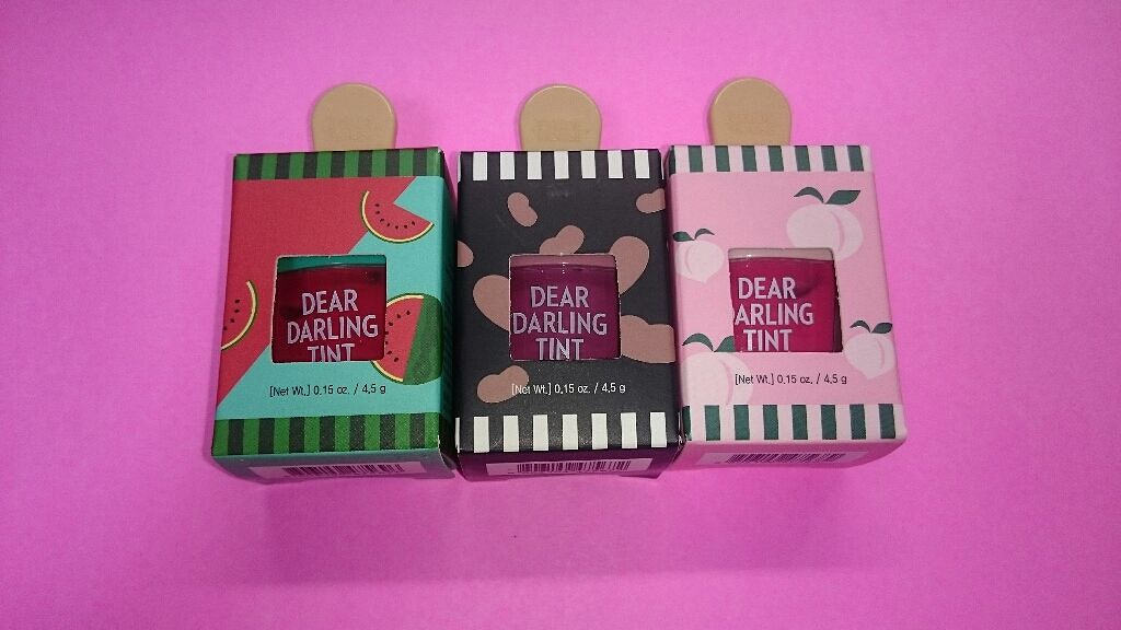 ディアダーリン ウォータージェルティント (アイスティント)/ETUDE/口紅を使ったクチコミ(1枚目)