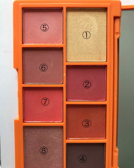 ミニチョコレートアイシャドウパレット/MAKEUP REVOLUTION/アイシャドウパレットを使ったクチコミ(2枚目)