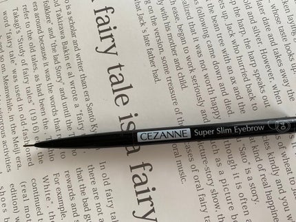 超細芯アイブロウ/CEZANNE/アイブロウペンシルを使ったクチコミ(1枚目)