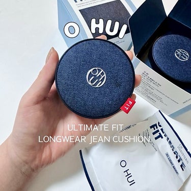 OHUI Ultimate Cover Cushion Moistureのクチコミ「⁡
⁡
⁡
🇰🇷𝗢𝗛𝗨𝗜 #アルティメットフィットロングウェアデニムクッション
⁡
カラーは二.....」（1枚目）