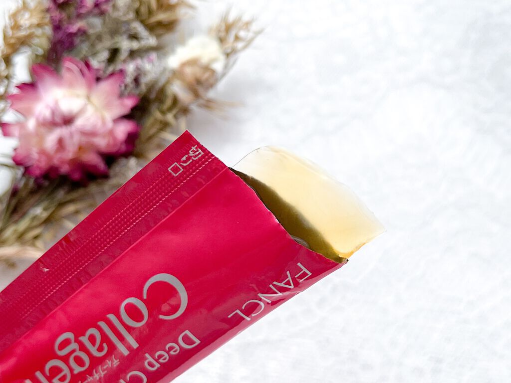 ディープチャージ  コラーゲン スティックゼリー/ファンケル/美容サプリメントを使ったクチコミ（3枚目）