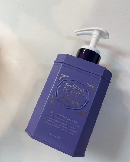 パフュームボディローション セイジアンバーパープルティー/TEABLESS/ボディローションを使ったクチコミ(4枚目)