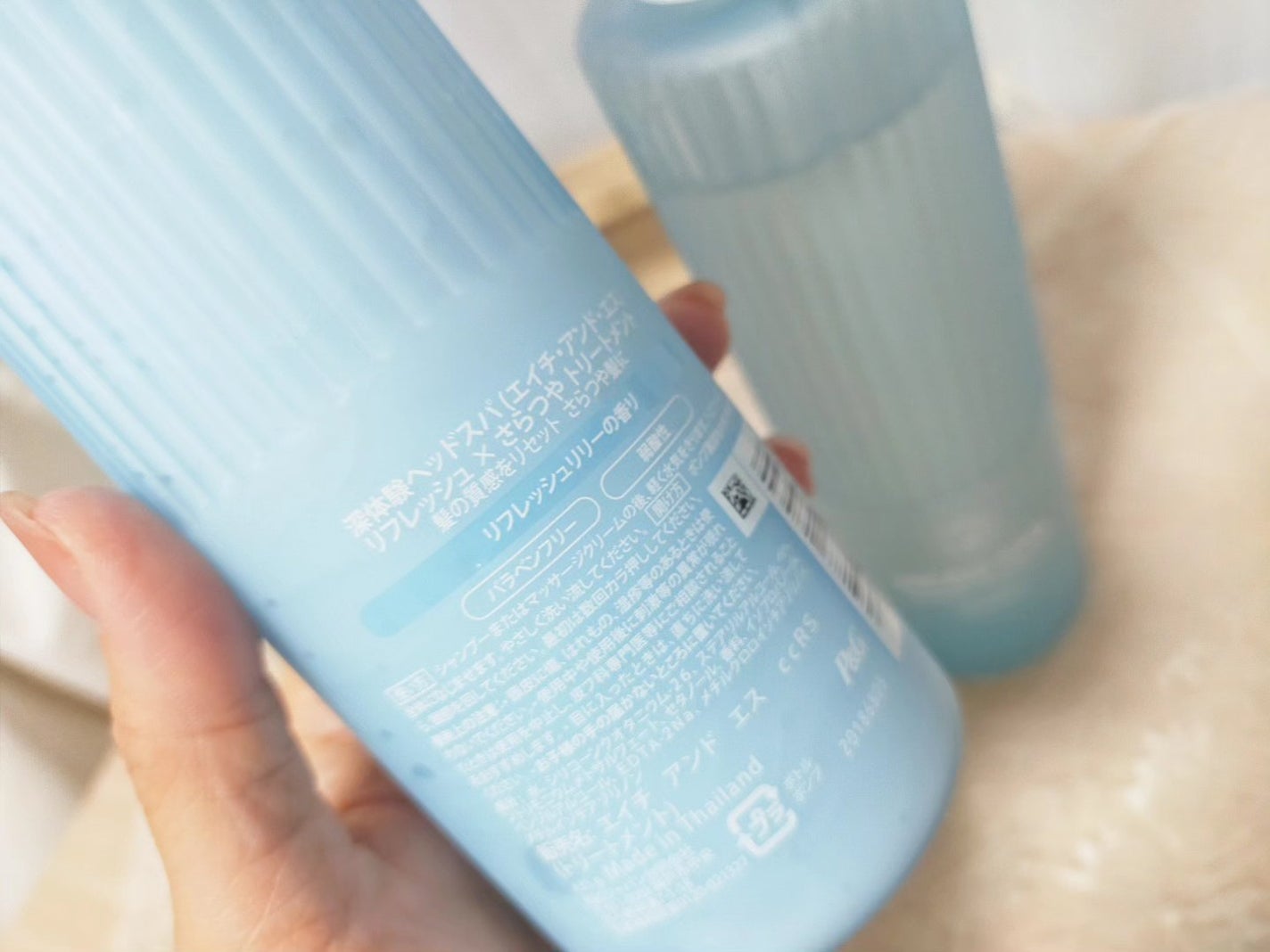 リフレッシュ × さらつや シャンプー/トリートメント/h&s/市販シャンプーを使ったクチコミ(5枚目)