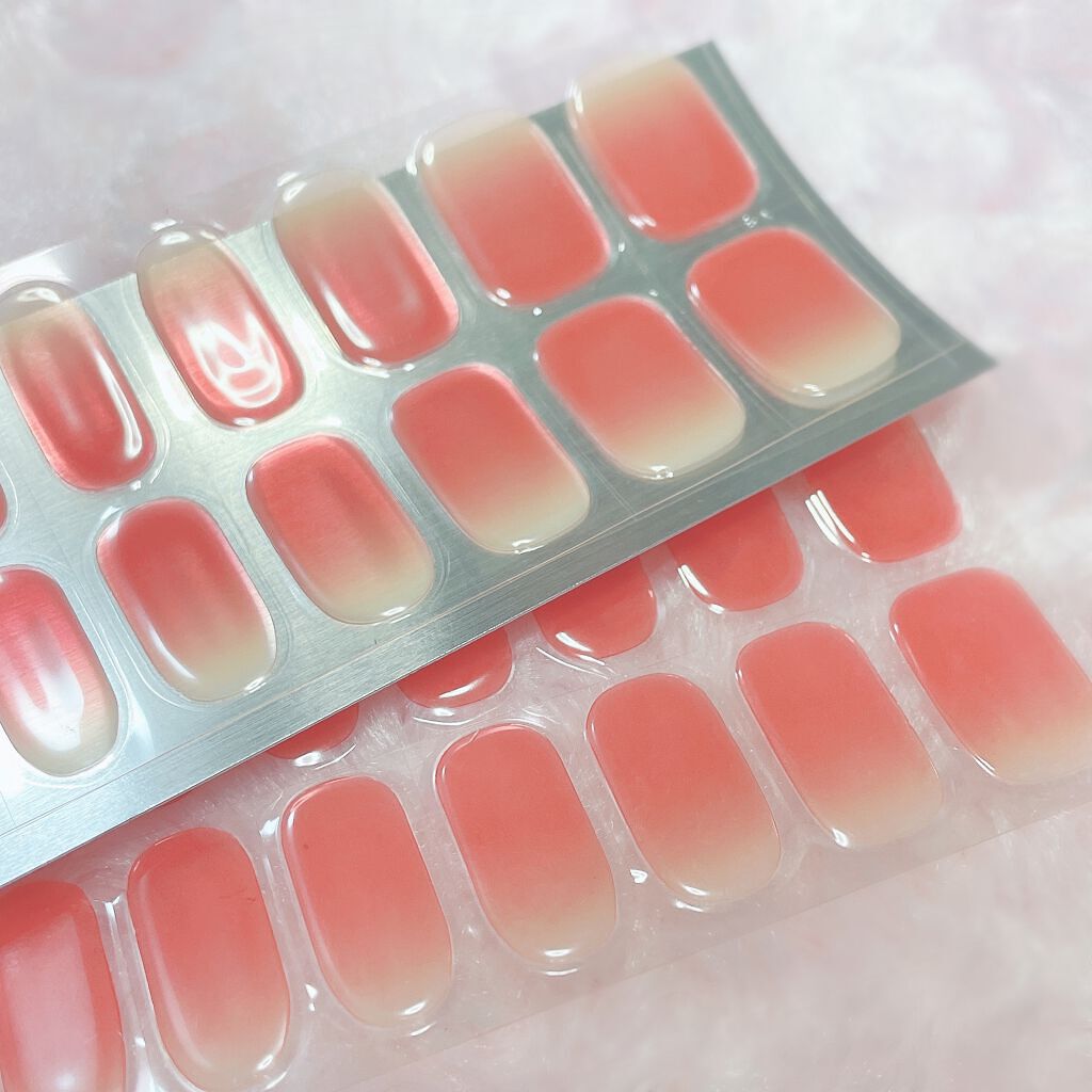 セミキュアジェルネイル(ハンド)/ohora/ネイルシールを使ったクチコミ(3枚目)